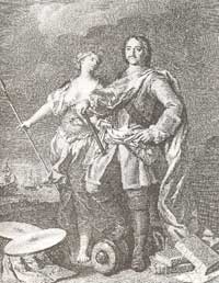 Петр I и Екатерина I
