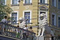 Львиный мост в Петербурге