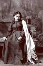 В роли Катерины в спектакле Гроза. 1873