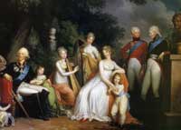 Павел I и Мария Федоровна и их дети